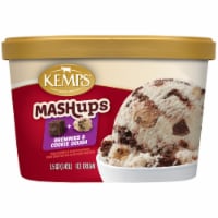 Kemps® MASHups Brownies & Cookie Dough Ice Cream Tub Perspective: Main