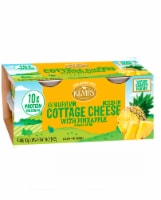 Kemps® 4% Cottage Cheese With Pineapple Small Curd Perspective: Main