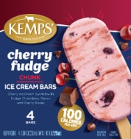 Kemps® Cherry Fudge Chunk Ice Cream Bars Perspective: Main