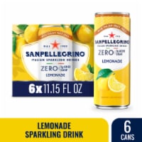 Sanpellegrino Italian Sparkling Drink Zero Sugar Lemonade Beverage Perspective: Main