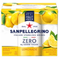 Sanpellegrino Italian Sparkling Drink Zero Sugar Lemonade Beverage Perspective: Main