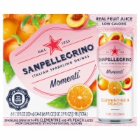 Sanpellegrino Momenti Clementine & Peach Italian Sparkling Drink