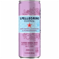 S. Pellegrino® Dark Morello Cherry & Pomegranate Flavored Mineral Water Perspective: Main