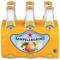 San Pellegrino Aranciata Italian Sparkling Orange Beverages Perspective: Main