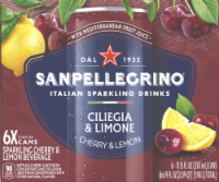 Sanpellegrino® Cherry & Lemon Sparkling Drinks Perspective: Main