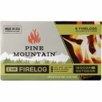 Pine Mountain Classic 2-Hour Fire Log 500-160-801 Pack of 6 Perspective: Main