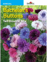 Burpee® Bachelor Button Tall Double Mix Seeds Perspective: Main