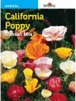 Burpee® Sunset Mix California Poppy Seeds Perspective: Main