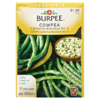 Burpee Cowpea California Blackeye Seeds Perspective: Main
