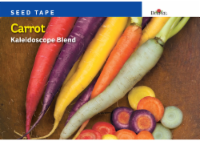 Burpee Kaleidoscope Blend Carrot Seed Tape Perspective: Main