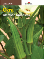Burpee Clemson Spineless Organic Okra Seeds - Green Perspective: Main