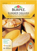 Burpee® Early Summer Prolific Straightneck Squash Seeds - Yellow Perspective: Main