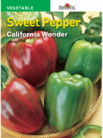 Burpee® California Wonder Sweet Pepper Seeds - Red/Green