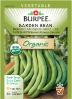 Burpee® Organic Stringless Green Pod Garden Bean Seeds Perspective: Main