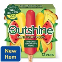 Outshine Pineapple, Watermelon, Mango Fruit Bars Perspective: Main