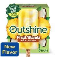 Outshine Pina Colada Fruit Ice Bars Perspective: Main