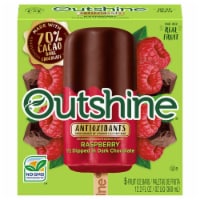 Outshine Dark Chocolate Dipped Raspberry Fruit Bars Perspective: Main