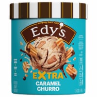 Edy's® Rocky Road Collection Churro Caramel Crossroads Ice Cream Tub Perspective: Main