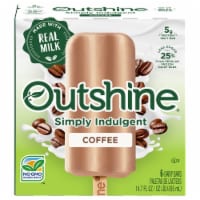 Outshine Simply Indulgent Creamy Coffee Frozen Dairy Dessert Bars Perspective: Main