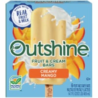 Outshine® Creamy Mango Fruit & Cream Bars Perspective: Main