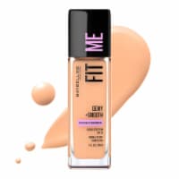 Maybelline Fit Me Dewy + Smooth Liquid Foundation Makeup with SPF 18 Buff Beige
