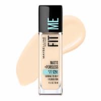 Maybelline New York Fit Me Porcelain Matte + Poreless Liquid Foundation Makeup