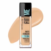 Maybelline New York Fit Me Natural Beige Matte + Poreless Liquid Foundation Makeup