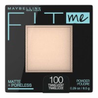 Maybelline Fit Me Matte + Poreless Pressed Face Powder 100 Translucent Perspective: Main