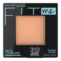 Maybelline New York Fit Me Sun Beige Matte + Poreless Pressed Face Powder Makeup