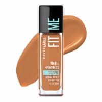 Maybelline New York Fit Me Cappuccino Matte + Poreless Liquid Foundation Makeup