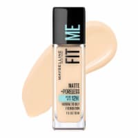 Maybelline® FIT Me Matte + Poreless Light Beige Liquid Foundation