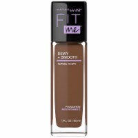Maybelline Fit Me Dewy + Smooth 375 Java Liquid Foundation Perspective: Main
