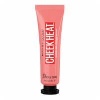 Maybelline New York Cheek Heat Coral Ember Gel-Cream Blush Face Makeup