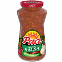 Pace® Chunky Hot Salsa Jar Perspective: Main