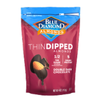 Blue Diamond® Thin Dipped Almonds Double Dark Chocolate Perspective: Main