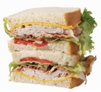 Oven Roasted Turkey Club Sandwich