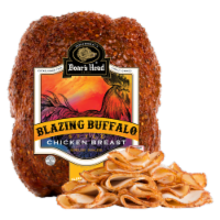 Boar's Head Grab & Go Blazing Buffalo Style Chicken Breast Fresh Sliced Deli Meat Perspective: Main
