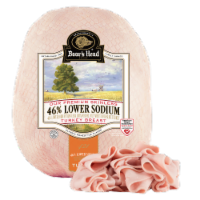 Boar's Head Grab & Go 46% Lower Sodium Turkey Breast Fresh Sliced Deli Meat Perspective: Main