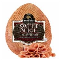 Boar's Head Sweet Slice Smoked Uncured Ham Fresh Sliced Deli Meat Perspective: Main