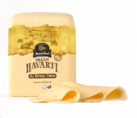 Boar’s Head Grab & Go Cream Havarti Cheese Fresh Sliced Deli Cheese Perspective: Main