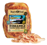 Boar’s Head® Aloha Sunshine Pineapple Roasted Turkey Breast Fresh Sliced Deli Meat Perspective: Main