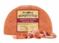 Boar's Head® Simplicity® Applewood Smoked Uncured Ham Fresh Sliced Deli Meat Perspective: Main