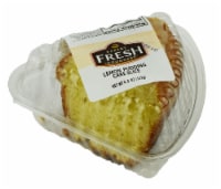 Bakery Fresh Goodness Lemon Pudding Cake Slice Perspective: Main