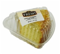 Bakery Fresh Goodness Vanilla Pudding Cake Slice Perspective: Main