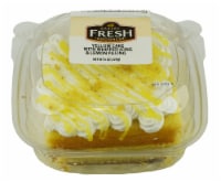 Bakery Fresh Goodness Yellow Cake with Whipped Icing & Lemon Filling Slice