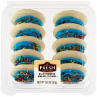 Bakery Fresh Goodness Blue Frosted Sugar Cookies