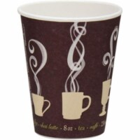 Solo Cup SCCDWTG8ST 8 oz Polyethylene ThermoGuard Insulated Paper Hot Cups - Pack of 40
