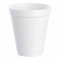 Dart Disposable Insulated Drinking Cup White Styrofoam 6 oz. 25 Ct 6J6 Perspective: Main