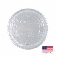 Solo PL200N PEC Clear No Slot Souffle Lid Perspective: Main