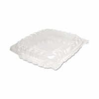 Dcc C89PST1 ClearSeal Plastic Hinged Container- Clear